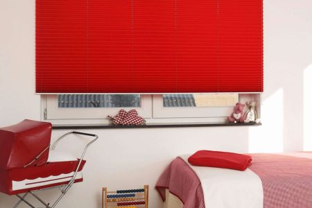 rood plise kinder kamer